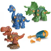 Tachan Dinosaurs Pak Van 3 Met Handmatige En Elektrische Schroevendraaier