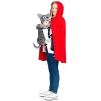 MOM Copperucita And Lobito Woman Costume Rood M Kinderen