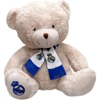 Real Madrid Teddy Bear With Scarf 35 Cm Beige Kinderen