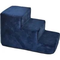 Amibelle Hondentrap - 30cm hoog - Voor honden met rug- of gewrichtsproblemen - Marineblauw