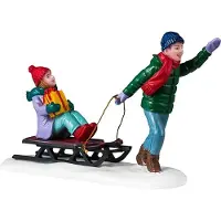 Lemax Caddington Village Kerstdorpminiatuur Christmas Eve Visit (kerstavond) 2,8 X 8,2 X 5,7 Cm