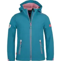 TROLLKIDS Girls Trollfjord Jacket dla dziewczynki jas voor kinderen, turkoois, maat 164