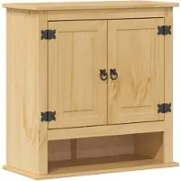 vidaXL Badkamerwandkast Corona 70x33x71,5 cm massief grenenhout