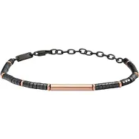 Breil Armband 'ROCKS' rose-goud / grijs