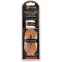 ShockOut Dual Pro Grip + Overgrip Wit/Oranje