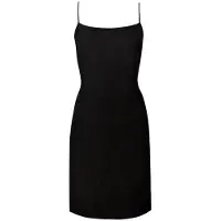 Superdry Studios Cupro Mini Slip Mouwloze Jurk