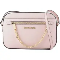Michael Kors Jet Set Travel Grote Oost-West Zip Chain Crossbody Tas