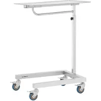 Steinberg Systems Instrumententafel - zijdelings open ontwerp - 60 x 40 cm - in hoogte verstelbaar - roestvrij staal / rubber