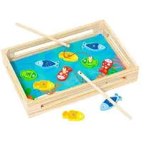 MOLTO Houten Visspel 22x22x8.50 Cm