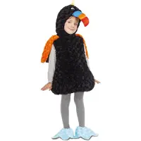 MOM Toucan Plush Kids Costume Zwart 3-4 Years Kinderen
