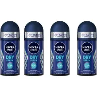 Nivea MEN Deo Roller - Dry Fresh - 4 x 50 ml