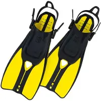 Ocean Reef Duo Ii Diving Fins Geel EU 36-42