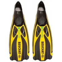 BEUCHAT 1dive Diving Fins Geel EU 40-41