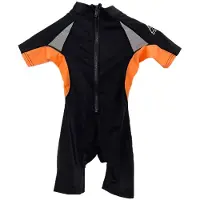 Akt Lycra Uv-shorty Met Korte Mouwen En Rits Aan De Achterkant