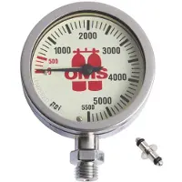 OMS Spg Mineral Glass 5500 Psi 63 Mm Manometer