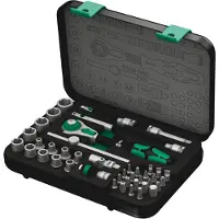 Wera sets van 42 stuks met 1/4-inch aandrijving, metrische maten