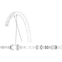Mavic Rear Allroad Pro Carbon Sl Racefietsvelg
