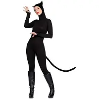 MOM Cat Woman Costume Zwart S Kinderen