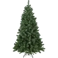 A Perfect Christmas Blackhill Hinged Dark Green kunstkerstboom - 225 cm - Donkergroen - Ø114 cm - 1234 tips - Metalen voet