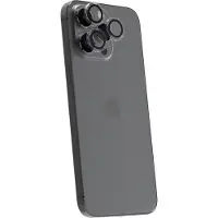 Tiger Muvit, Camerahoes Geschikt voor Apple iPhone 15 Pro / Pro Max Schokbestendige Ring, Transparant