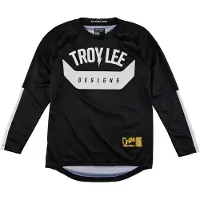 Troy Lee Designs Flowline Aircore Children's Long Sleeve Jersey Black