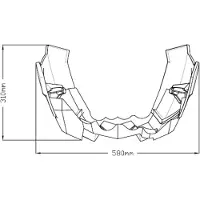 Puig 9746 Honda Cb1000r Neo Sports Cafe 18-20 Motorbeschermers