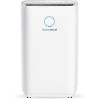 Bloomfold Luchtontvochtiger - 25L per Dag - Incl. Was-droog Functie - Geschikt voor Woonkamer, Slaapkamer, Kelder & Badkamer - Dehumidifier - Wit