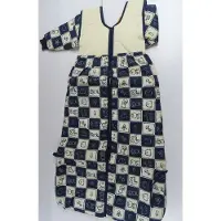 Plum Plum - Slaapzak - 80/100 - Uitneembare mouwen - Blauw , ecru