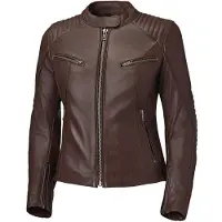 Held Robin Dames Dark Bruin Leren Motorjas Maat 46