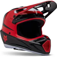 FOX V3 Divider MIPS Zwart Rood Crosshelm Maat XS