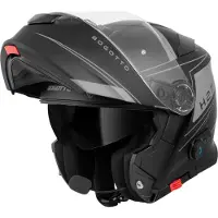 Bogotto H271 Taog Bluetooth Helm Zwart Grijs Maat M