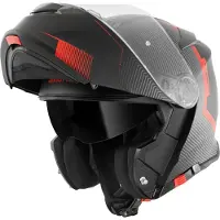 Bogotto H271 Wayke Mat Zwart Oranje Systeemhelm Maat XS