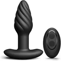 Dorcel - Spin Plug - 360 Graden Roterende Vibrerende Anaal Plug - Zwart