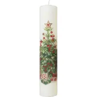 Kerst Adventskaars - 25 cm - Adventskaars kalender - ong. 56 branduren -