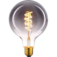 Highlight E27 4Watt Smoke Spiraal 80mm Dimbaar