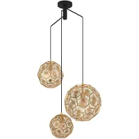 Eglo Gouden hanglamp Skoura vide - 3-lichts