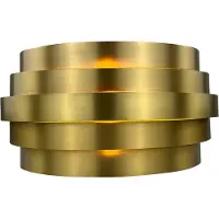 Highlight Wandlamp Scudo B 20 cm licht brons