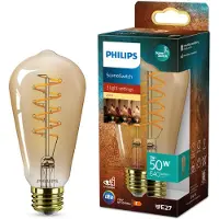 Philips LED lamp E27 | Edison ST64 | SceneSwitch | Amber | Filament | 2700K | 7W (50W)