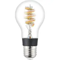 Eglo Zigbee Smart lamp E27 | Peer A60 | Filament | Helder | RGB + 3000K | 4.9W