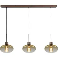 Masterlight Hanglamp Cipolla 3lichts cacao 100x8cm