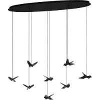 Eglo Hanglamp Paratebueno Zwart Ovaal Klein