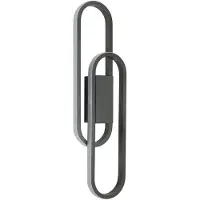 Highlight Design Wandlamp Anello Zwart 50cm