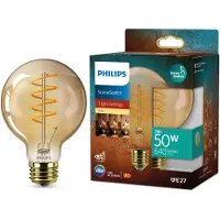 Philips LED lamp E27 | Globe G95 | SceneSwitch | Amber | Filament | 2700K | 7W (50W)