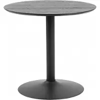 Molecule Ibiza Koffietafel Ash Matt Black - Ø80 x 74 cm