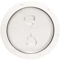 Beckson Marine Non-skid Screw-out Deck Plate 8´´ Wit