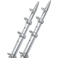 Taco Metals Tele-outriggers 4.57 M Zilver 3.81 cm