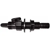 T-h Marine Fixed Flange Aerator Spray Head Vent Zwart