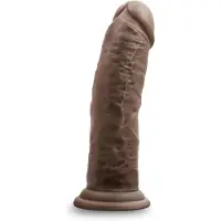 Blush Novelties Blush Dr. siliconen Dr. Shepherd 8 inch dildo met zuignap Chocolate - Bruin - 20.3 cm