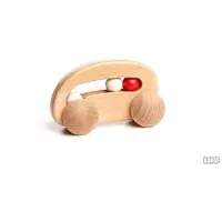 Bajo Houten Auto Met Kralen, Naturel