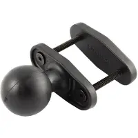 National Products RAM-D-247U-25, aluminium, rubber, zwart